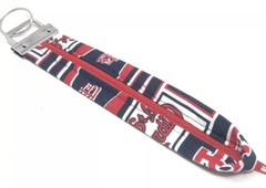 St. Louis Cardinals Red, Navy & White « Cardinal Logo » Handmade Keychain Lanyard