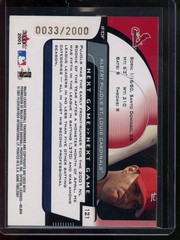 2001 Fleer Game Time Albert Pujols /2000 #121 Rookie