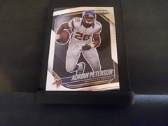 2025 Panini Prizm Black Football Adrian Peterson #90 Minnesota Vikings NM