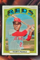 1972 Topps Tony Perez # 80 Good FILLER Creased Cincinnati Reds GABCards