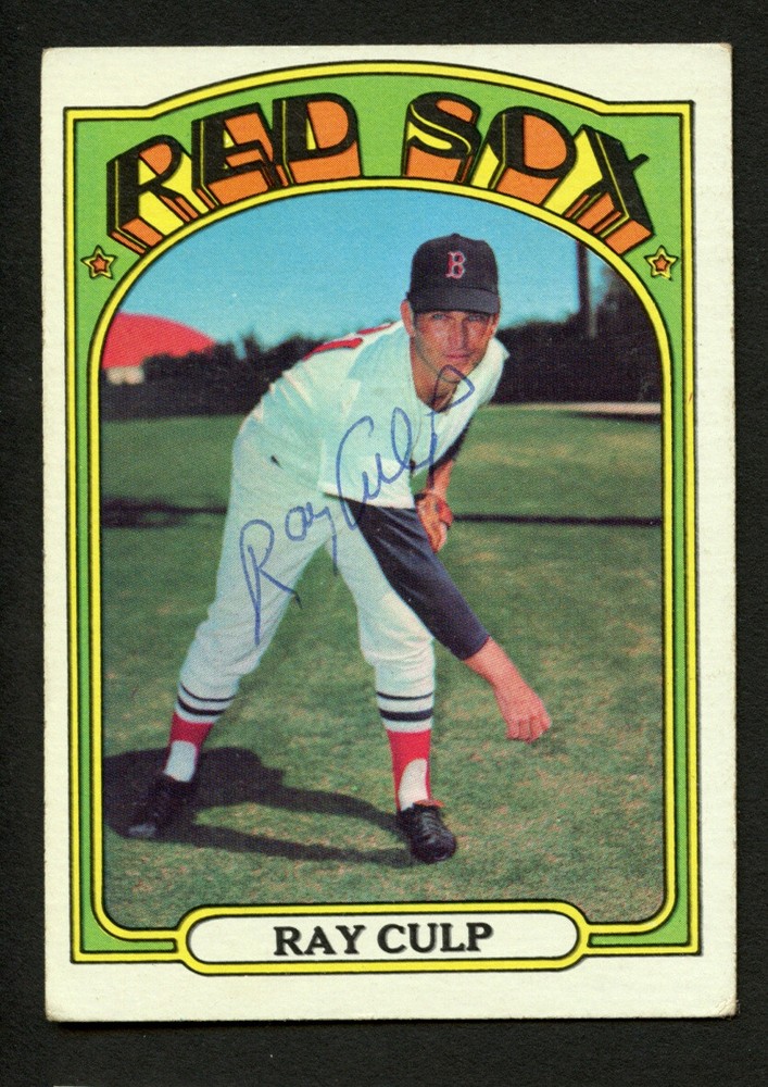 Ray Culp #2 signed autograph auto 1972 Topps Baseball Trading Card