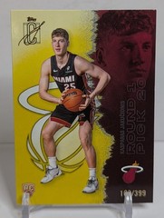 2025-26 Topps Signature Class Kasparas Jakucionis RC #116 Yellow /399
