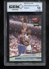 Shaquille O&rsquo;Neal Rookie 1992-93 Fleer Ultra #328 RC Card NBA Lakers GEM MINT 10
