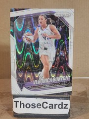 2025 Panini Prizm WNBA White Seismic Prizms #70 Veronica Burton