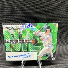 Leaf Metal Next in Line Rookie Auto Gavin Turley Green Crystals #NL-GT1 /6
