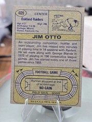 🔥1974 Topps Set-Break #409 Jim Otto EX-EXMINT , Great Card🔥