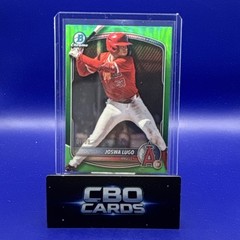 Bowman 2025 Draft Chrome Green Refractor /99 Joswa Lugo Angels #BDC-24