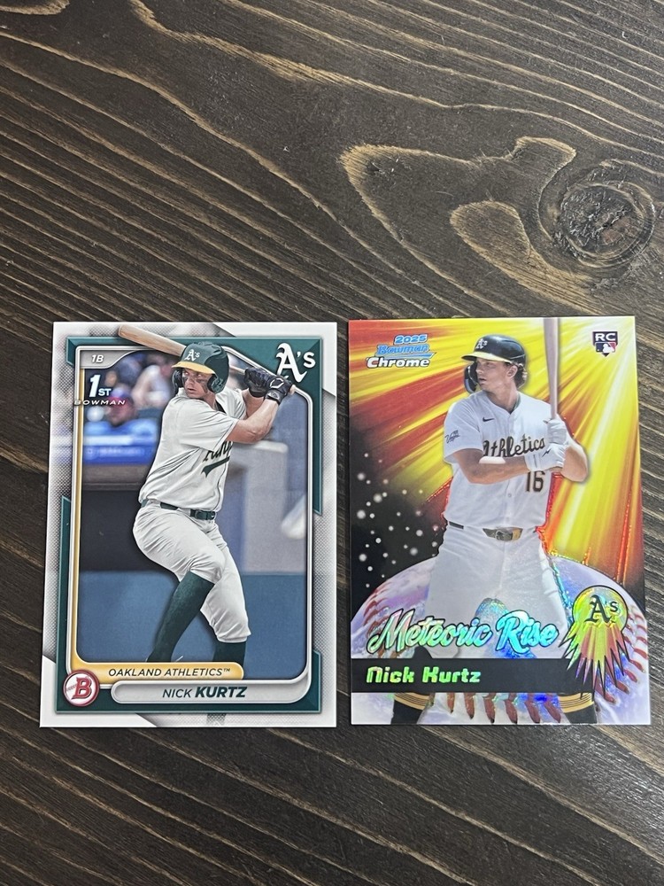 Nick Kurtz 2024 Bowman Draft 1st Bowman Prospect Paper #BD-56 – Athletics