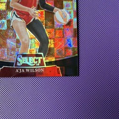 Panini 2025 Select WNBA En Fuego A&rsquo;ja Wilson #14 Black Pandora Prizm /8