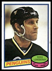 1980-81 O-Pee-Chee Hockey Card Ross Lonsberry Pittsburgh Penguins #388 EX-MT