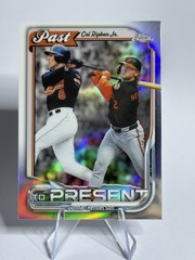2026 Topps Chrome Past to Present Cal Ripken Jr Gunnar Henderson #PTP-18 Orioles