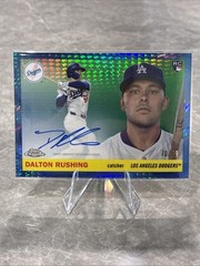 2025 Topps Chrome Platinum Auto Dalton Rushing Blue Prism /99 RC
