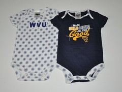 West Virginia Mountaineers Girls Infant Bodysuit Baby Romper Creeper Toddler
