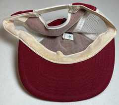 Vintage University Of Alabama Roll Tide Trucker Hat Cap Snapback Puff Print Mesh