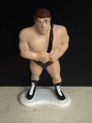 6 Vintage WWE Wrestler PVC Figurines by Applause – Hulk Hogan, Macho Man, Andre,