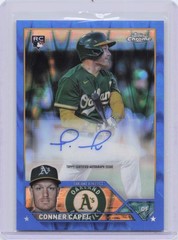 2023 Topps Chrome Update-Autographs Blue RayWave #AC-CC-Conner Capel, SN12/150