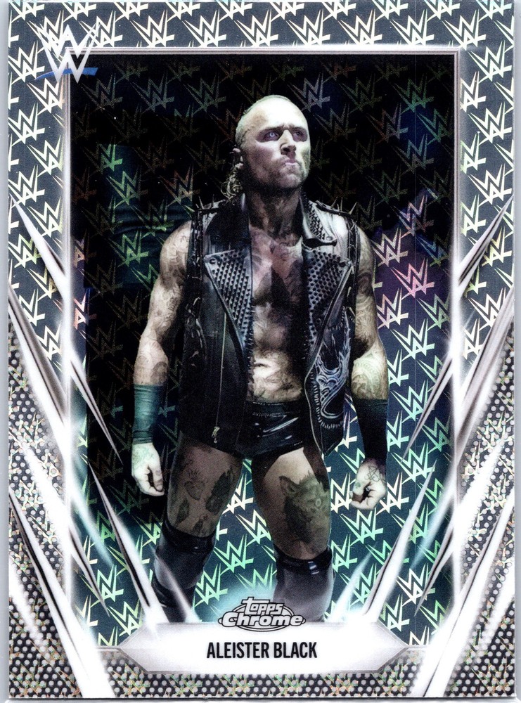 2026 Topps Chrome WWE Logofractor Aleister Black