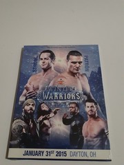 Ring of Honor ROH Winter Warriors Tour Program DVD 1/31/2015 Dayton OH Blue