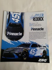 NASCAR Tyler Reddick Autographed Flyer 9×8 Inches