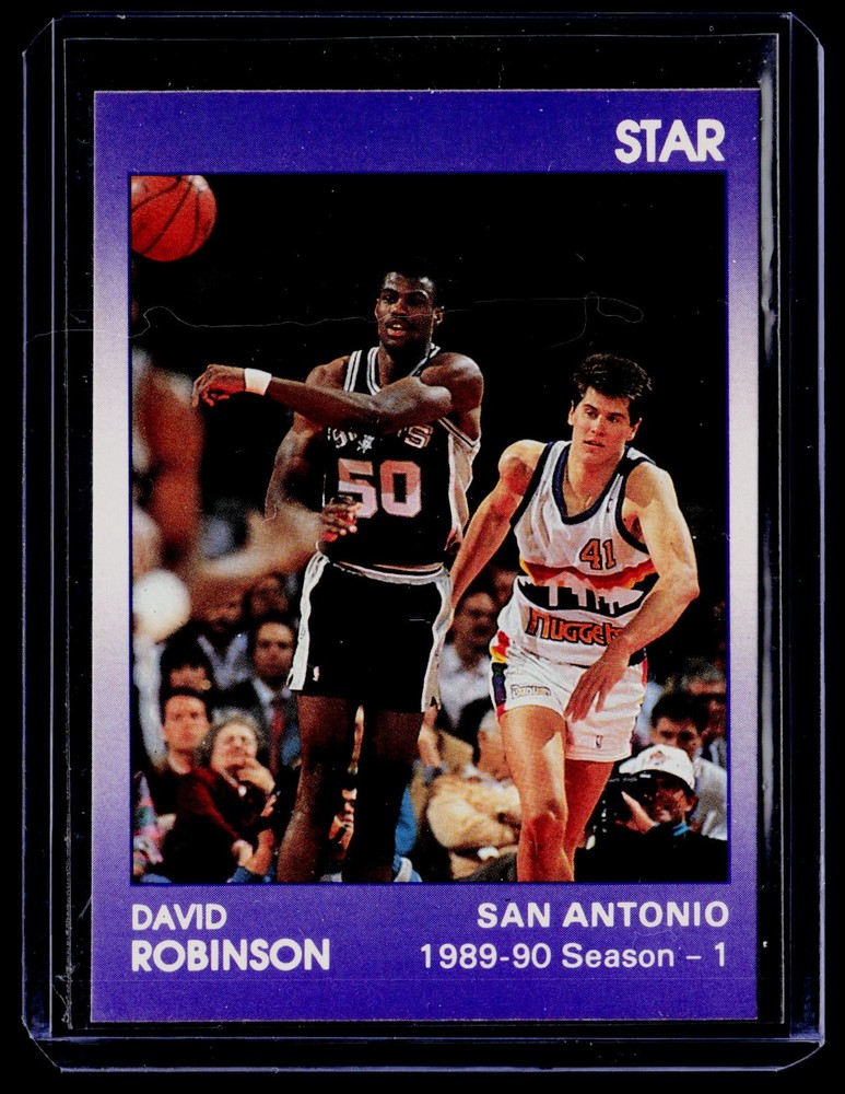 1990-91 Star David Robinson #4 David Robinson BK63