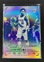 2023-24 Panini Recon #18 Scoot Henderson Vector Rookie Portland Trail Blazers
