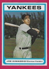 1987 The Bowery Bank – Joe DiMaggio – New York Yankees