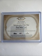 2026 Topps Tier One Alex Freeland Autograph Duel Relic /99