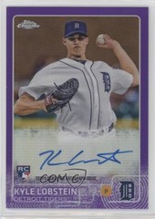 2015 Topps Chrome Rookie Purple Refractor /250 Kyle Lobstein #AR-KL Auto RC ca0