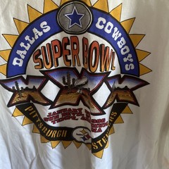 Super Bowl XXX T Shirt XL VTG 1996 NFL Sun Devil Stadium Dallas Cowboys Steelers
