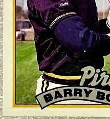 🔥1988 Topps⚾️Barry Bonds Baseball Card #620 Pirates “ERROR CARD”MT Condition