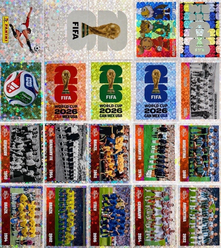 2026 Panini FIFA World Cup Stickers US Edition #00-#FWC19 – Pick Your Stickers