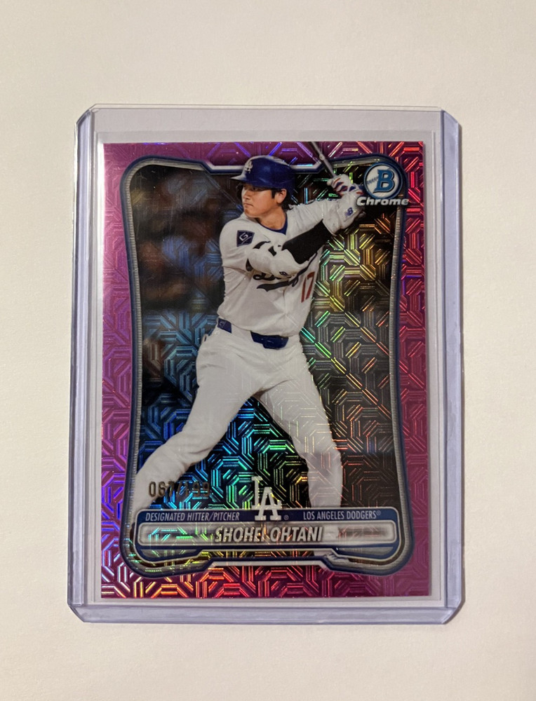 2026 Bowman Chrome Shohei Ohtani Pink Mojo Refractor 067/199 Dodgers