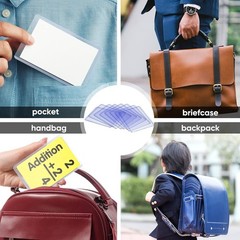 50Pack 3&Prime;x4&Prime; Topload Card Holder 35PT Hard Plastic Card Sleeves Trading Cards