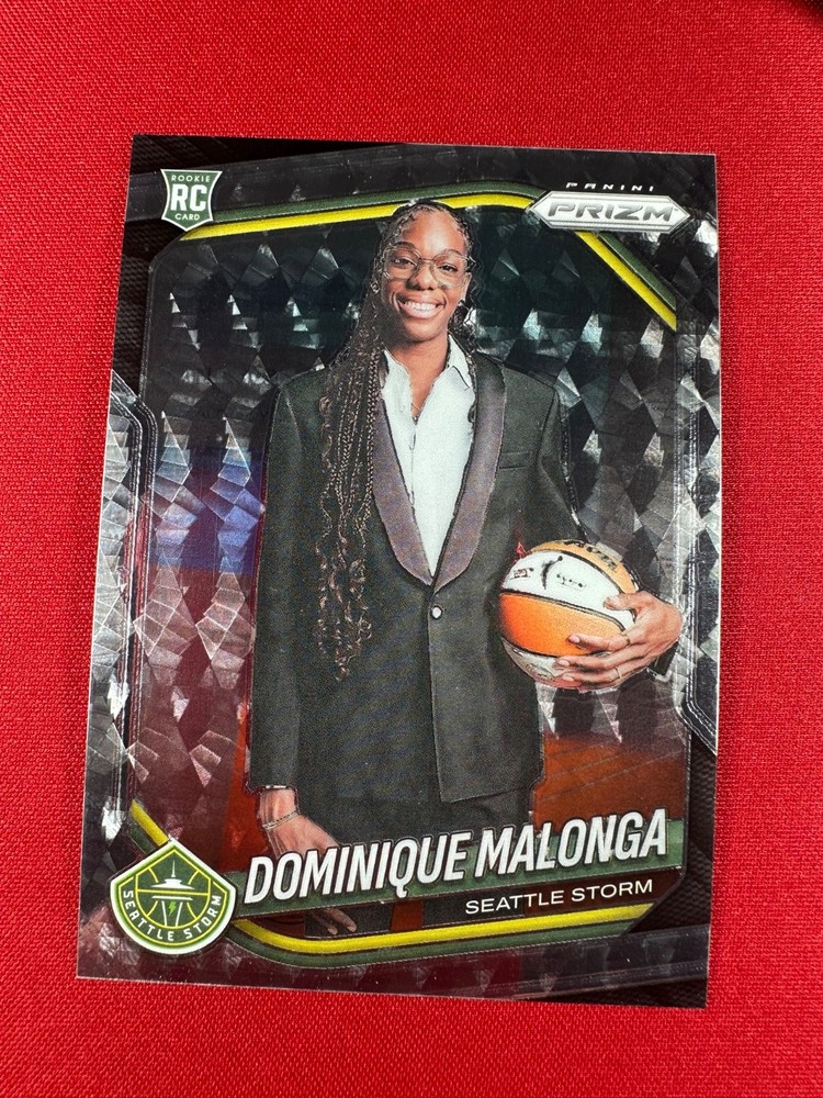 2025 Panini Prizm WNBA Dominique Malonga Swirl Prizm Variation #144 RC