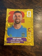 2026 Panini FIFA World Cup Stickers – Unai Simon Gold Crumple #ESP 2 Spain