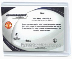 2023-24 Topps Chrome Wayne Rooney Starball Debuts Aqua Mini-Diamond #/199