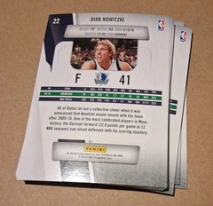 Lot of (66) Dirk Nowitzki 2010 Panini Prestige #22 PACKFRESH MINT!! DALLAS💥🔥🔥