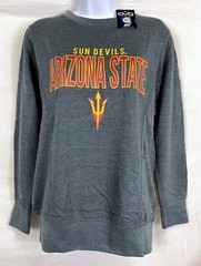 ARIZONA STATE SUN DEVILS WOMENS DARK GREY LIGHTWEIGHT SHIRT S-XL FREE SHIP