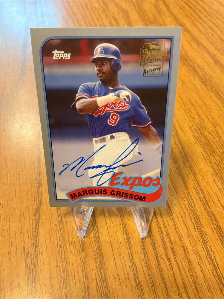 2015 Topps Fan Favorites Auto Marquis Grissom 89/199