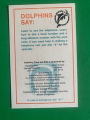 1984 DOLPHINS POLICE SAFETY RARE 16 CARD SET DAN MARINO ROOKIE+ CLAYTON RC/SHULA