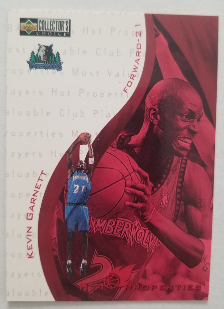 1997-98 Upper Deck Collector&rsquo;s Choice Hot Properties Kevin Garnett #371