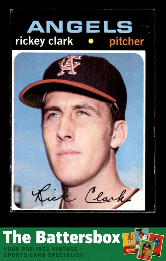 1971 Topps #697 Rickey Clark SP VG/VGEX X3784158