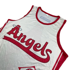 Los Angeles Angels City Connect SGA Basketball Jersey Red/White • XL