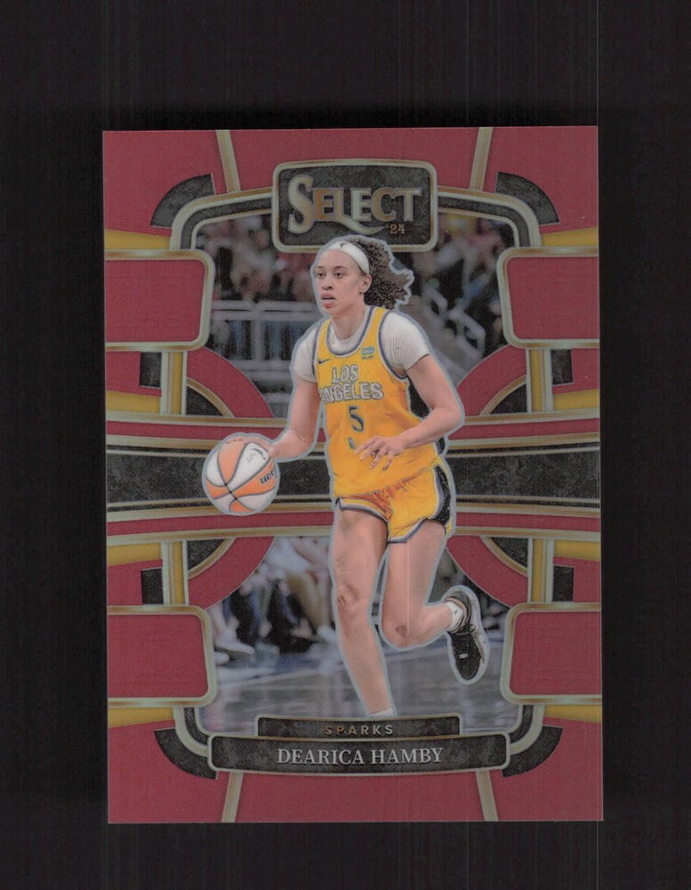 2024 Panini Select WNBA #77 Dearica Hamby Prizms Red #/149