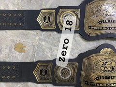 (Pair of 2) Tag Team Wrestling Championship Belt Replica 2mm