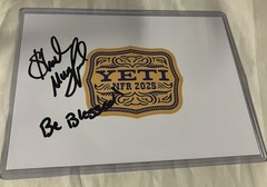 Shad Mayfield Signed Autograph NFR 2025 Yeti Card Rodeo Tie Down Roping