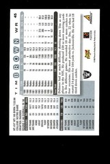 1998 Score #45 Tim Brown Oakland Raiders HOF QTY