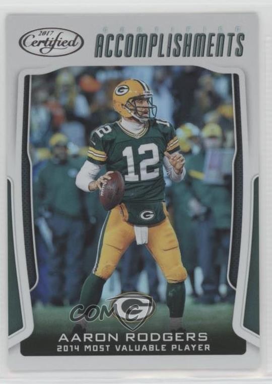2017 Certified Accomplishments Aaron Rodgers #CA-AR yf0