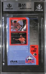 Pat Miletich Signed UFC 2000 SEG Crave Entertainment Rookie Card BAS COA RC Auto