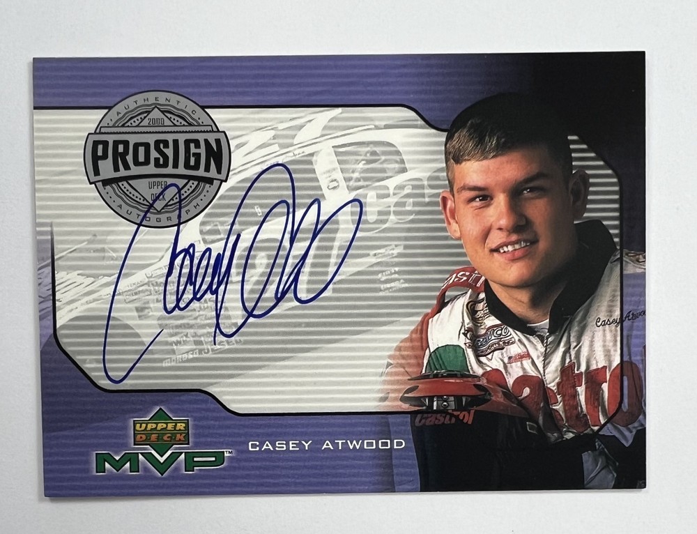 2000 Upper Deck MVP PS-CA ProSign Casey Atwood Auto AR128
